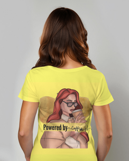 'POWERED by Coffee'- T-shirt