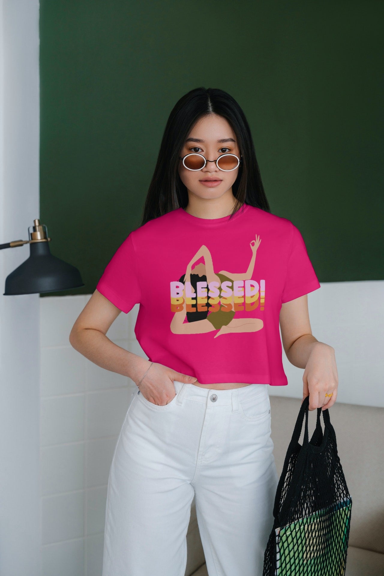 BLESSED - Crop Top