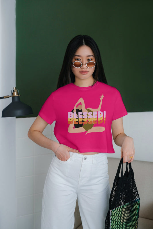 BLESSED - Crop Top