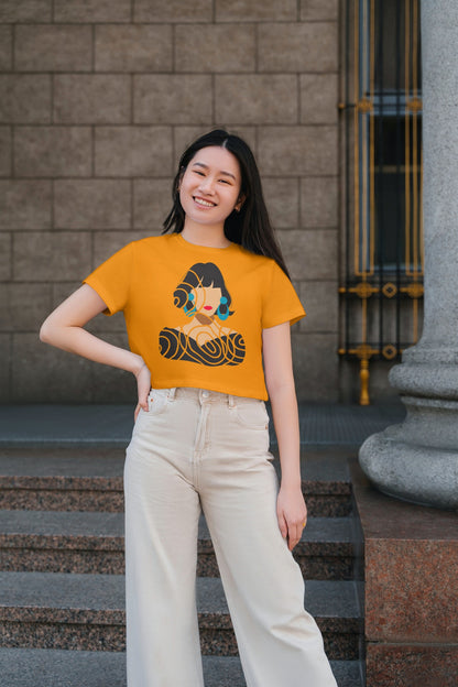 Korean girl-Crop Top