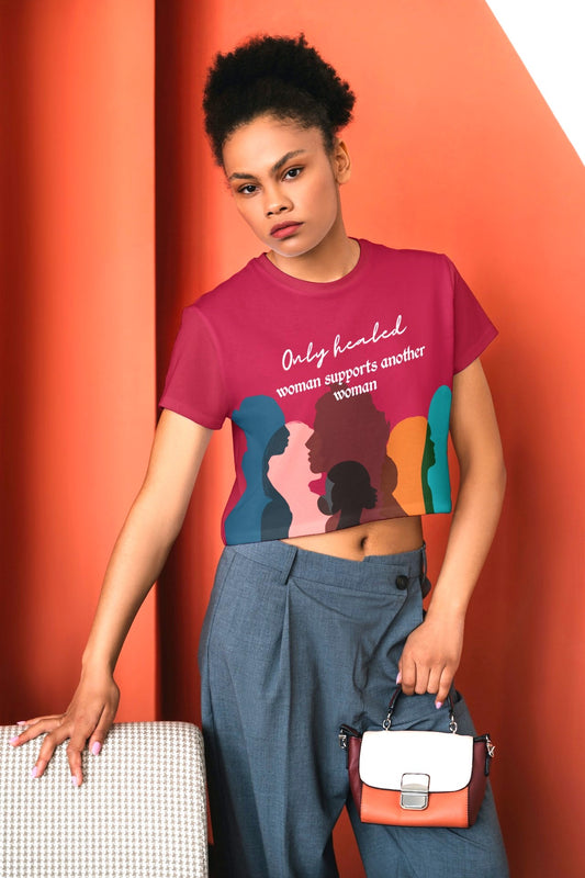 'Supporting Womanhood'-Crop Top