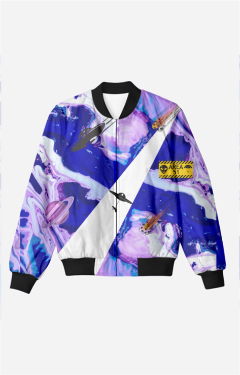 Unisex UFO Bomber Jacket